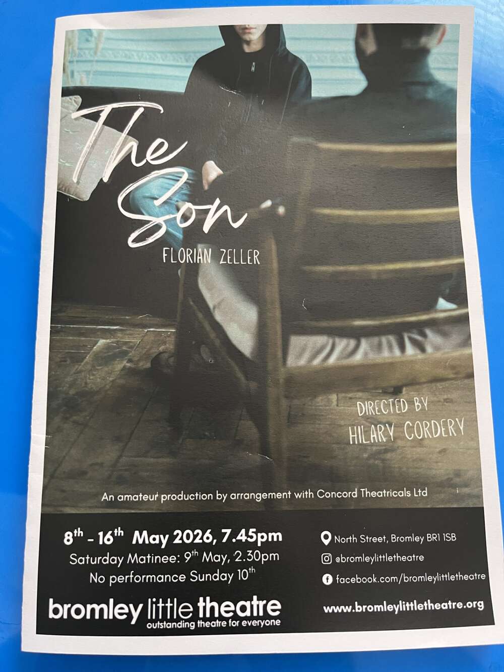 The Son (by Florian Zeller) at Bromley Little Theatre